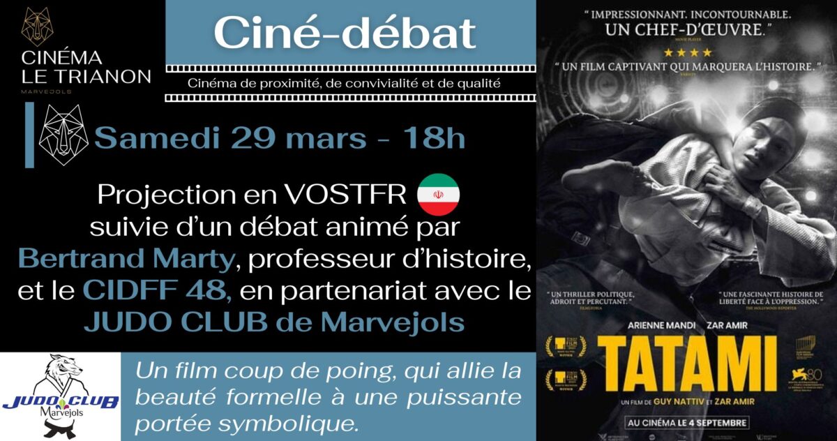 Image 0 : CINÉ-DÉBAT AUTOUR DU FILM "TATAMI"