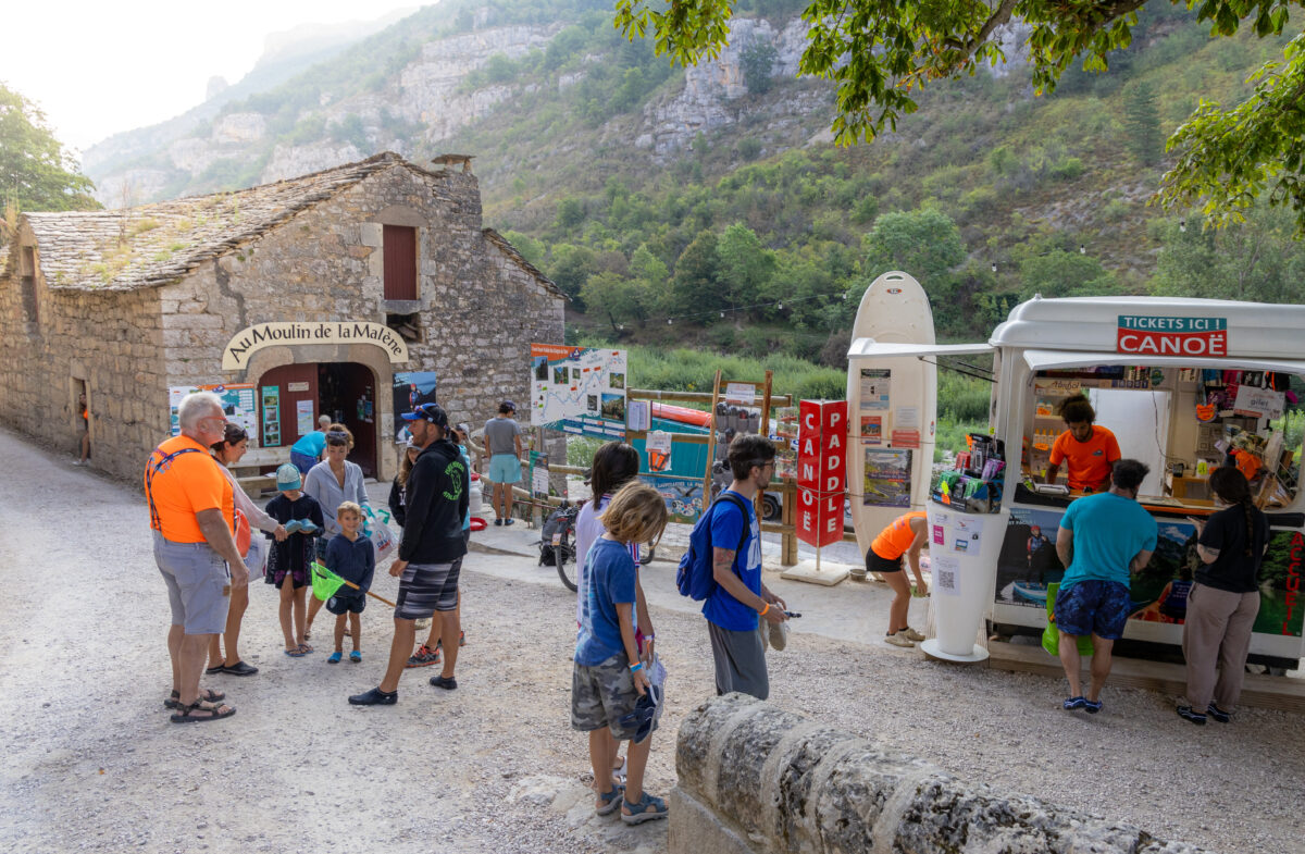 Image 2 : CANOË AU MOULIN DE LA MALENE - PADDLE DES GORGES DU TARN