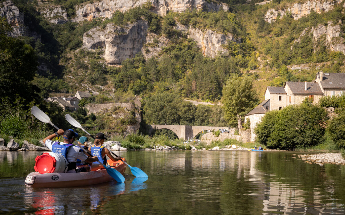 Image 3 : CANOË AU MOULIN DE LA MALENE - PADDLE DES GORGES DU TARN