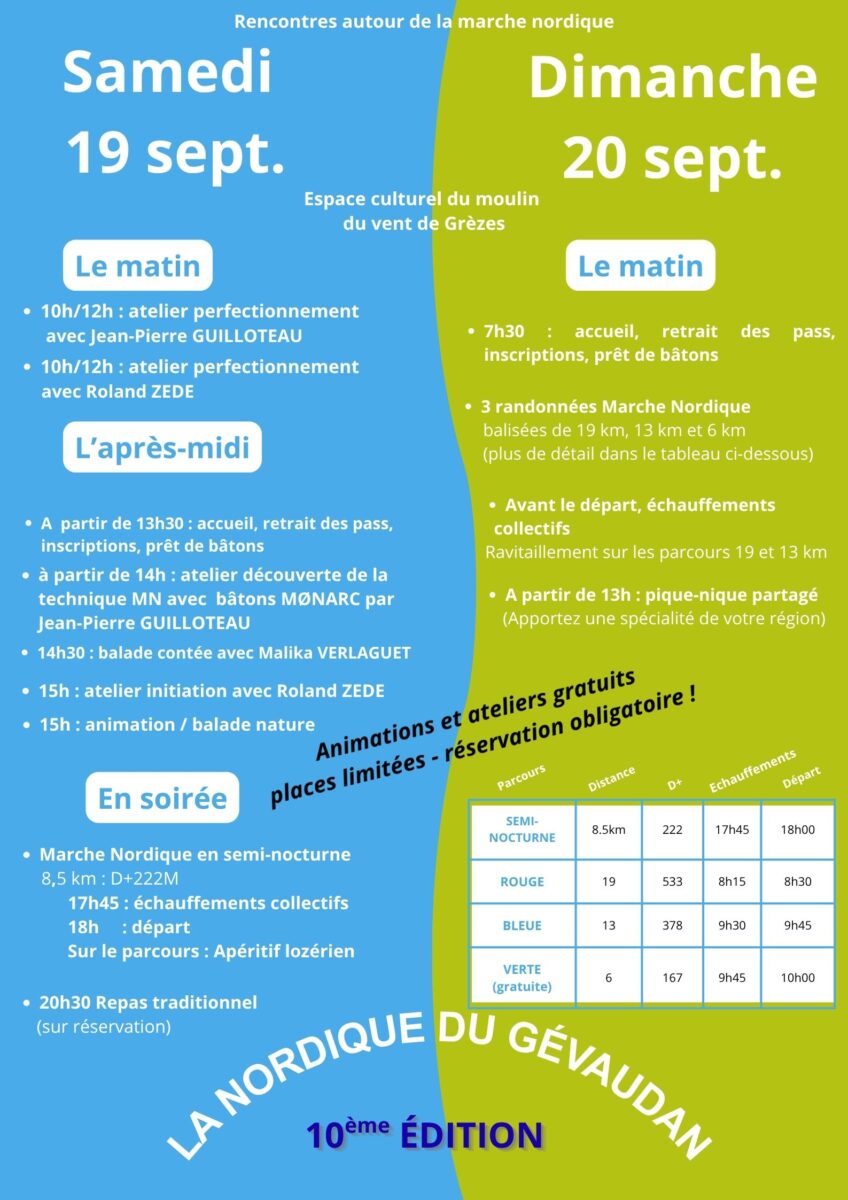 Image 1 : 10ÈME ÉDITION DE LA NORDIQUE DU GÉVAUDAN