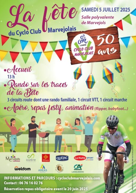 Image 0 : 50 ANS DU CYCLO CLUB MARVEJOLAIS