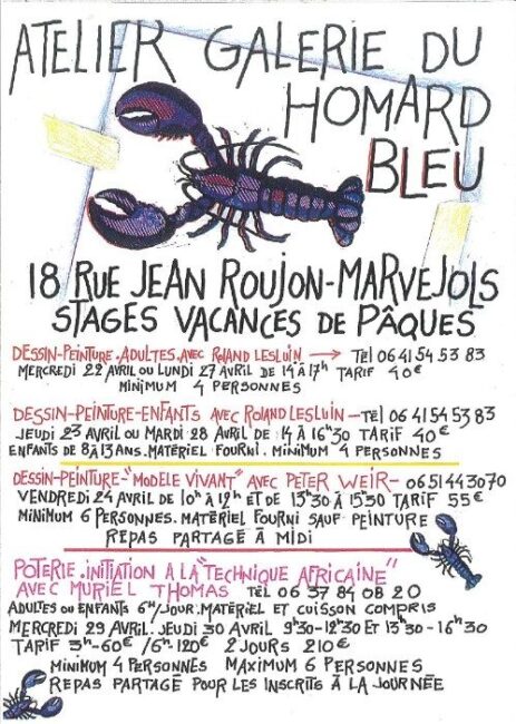 Image 0 : ATELIER GALERIE DU HOMARD BLEU