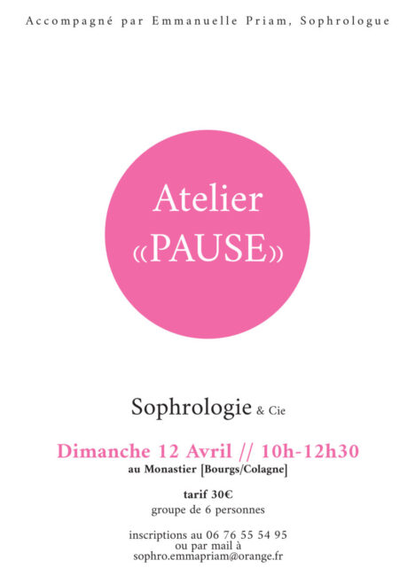 Image 0 : ATELIER "PAUSE"