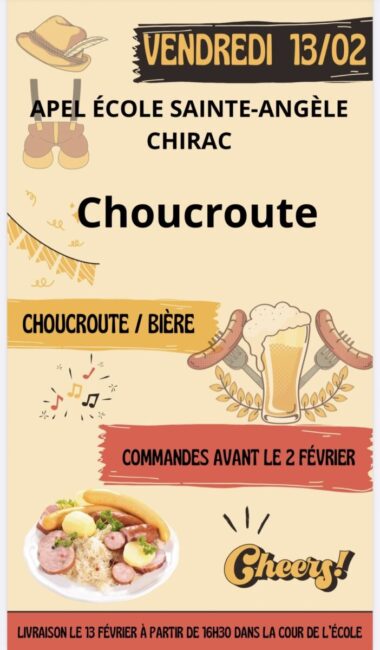 Image 0 : CHOUCROUTE / BIÈRE