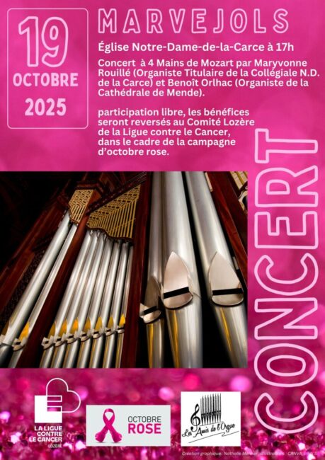 Image 0 : CONCERT D'ORGUE - OCTOBRE ROSE