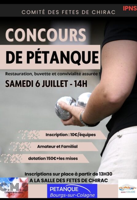 Image 0 : CONCOURS DE PÉTANQUE