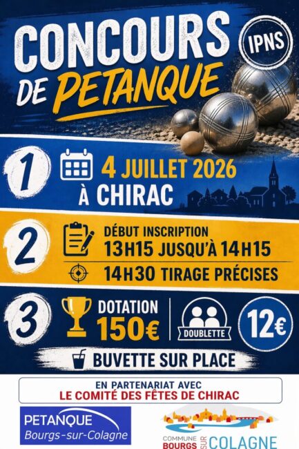 Image 0 : CONCOURS DE PÉTANQUE