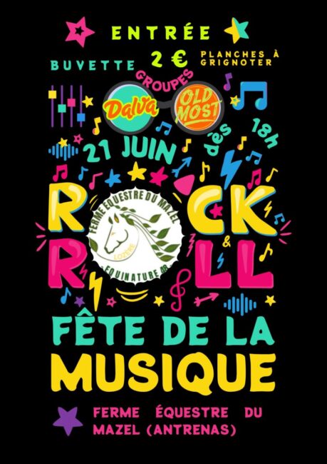 Image 0 : FÊTE DE LA MUSIQUE À LA FERME ÉQUESTRE DU MAZEL