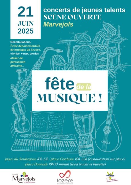 Image 0 : FÊTE DE LA MUSIQUE MARVEJOLS