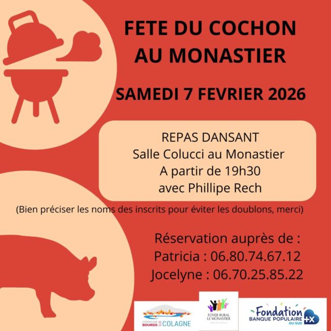 Image 0 : FÊTE DU COCHON ET REPAS DANSANT