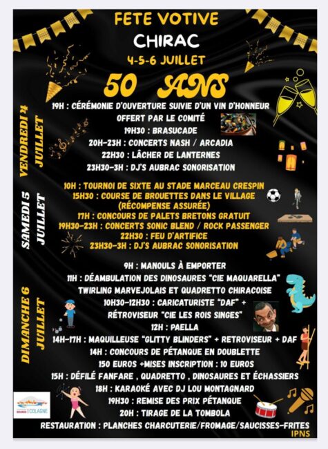 Image 0 : FÊTE VOTIVE CHIRAC
