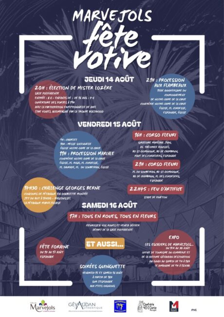 Image 1 : FÊTE VOTIVE DE MARVEJOLS 2025
