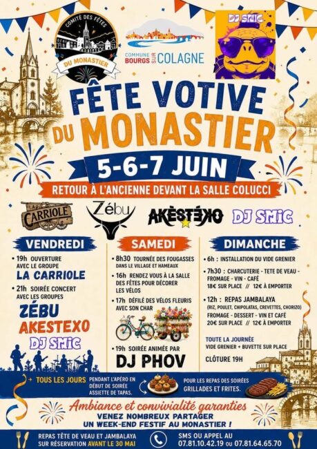 Image 0 : FÊTE VOTIVE DU MONASTIER