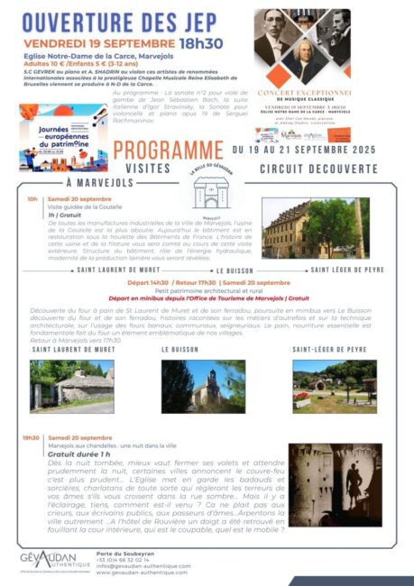 Image 0 : JOURNÉES EUROPEENNES DU PATRIMOINE