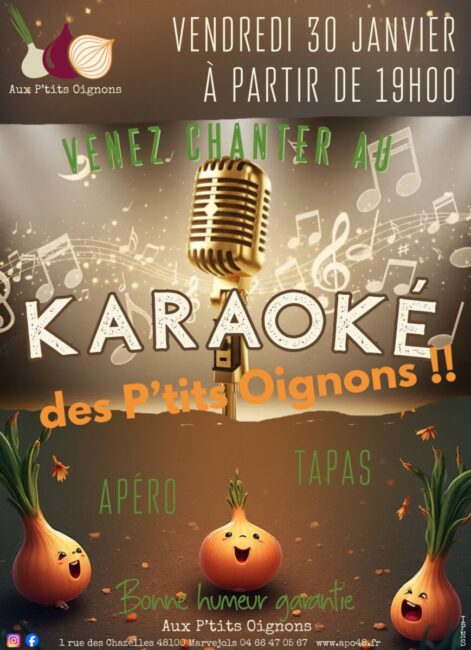 Image 0 : KARAOKÉ DES P'TITS OIGNONS