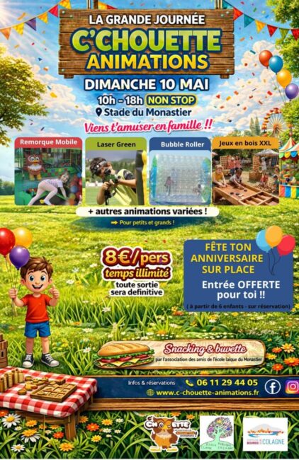 Image 0 : LA GRANDE JOURNÉE C'CHOUETTE ANIMATIONS
