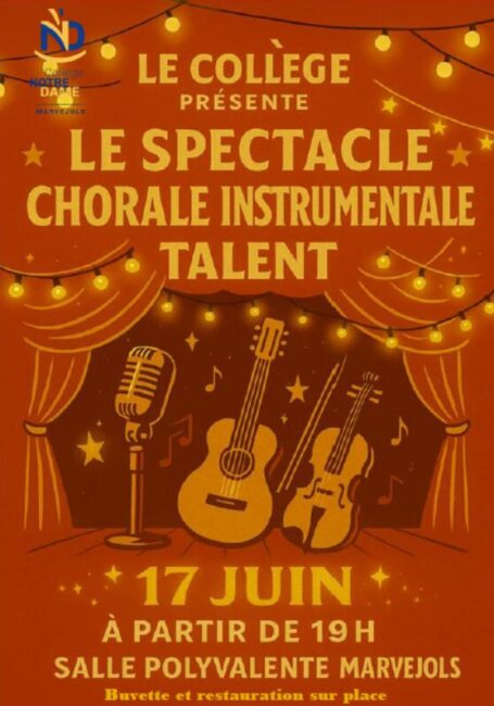 Image 0 : LE SPECTACLE CHORALE INSTRUMENTALE TALENT