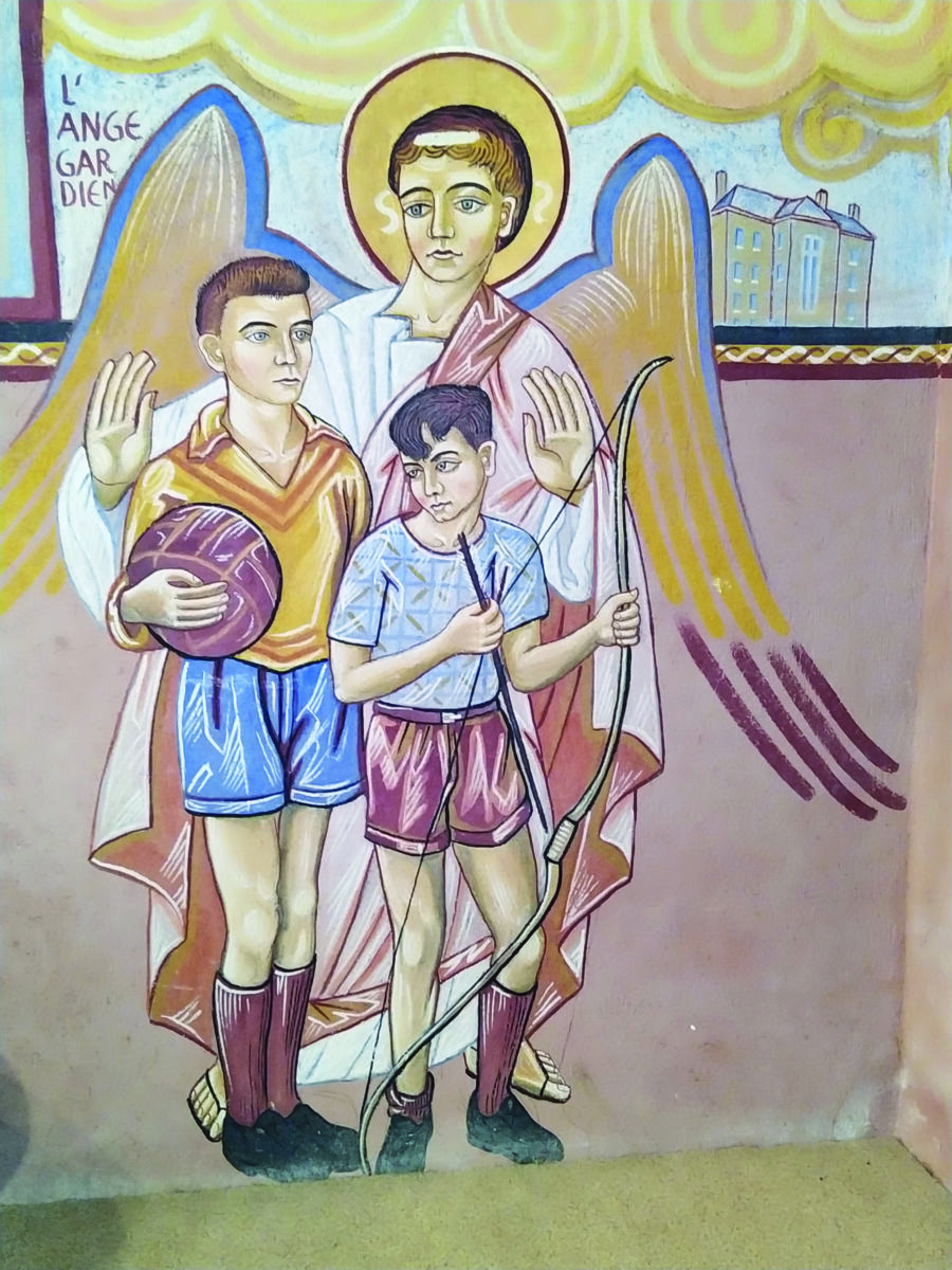 Image 1 : LES FRESQUES DE NICOLAI GRESCHNY, UN ARTISTE INSPIRÉ ; CHAPELLE DE CHIRAC