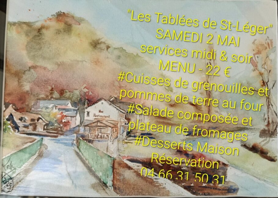 Image 0 : LES TABLÉES DE ST LÉGER - MENU CUISSES DE GRENOUILLES