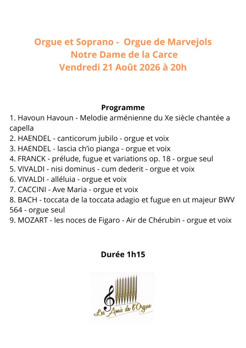 Image 1 : ORGUE ET SOPRANO