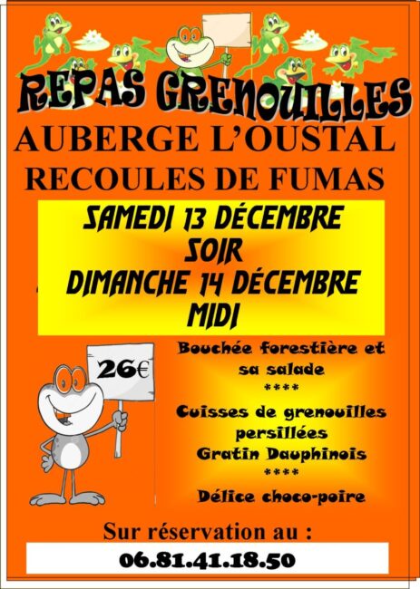 Image 0 : REPAS GRENOUILLES