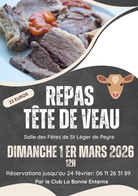 Image 0 : REPAS TÊTE DE VEAU