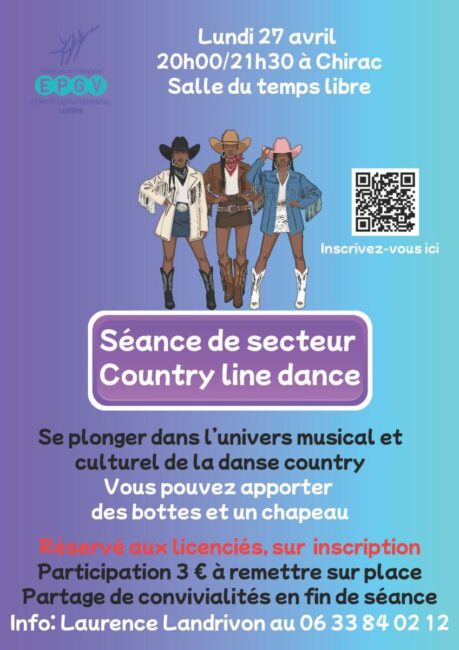 Image 0 : SÉANCE DE SECTEUR COUNTRY LINE DANCE