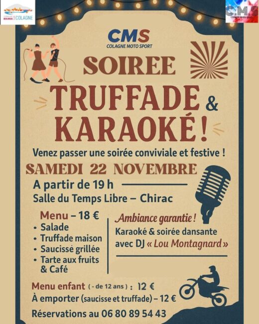 Image 0 : SOIRÉE TRUFFADE & KARAOKÉ