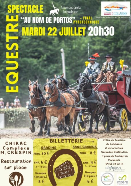 Image 0 : SPECTACLE ÉQUESTRE "AU NOM DE PORTOS"