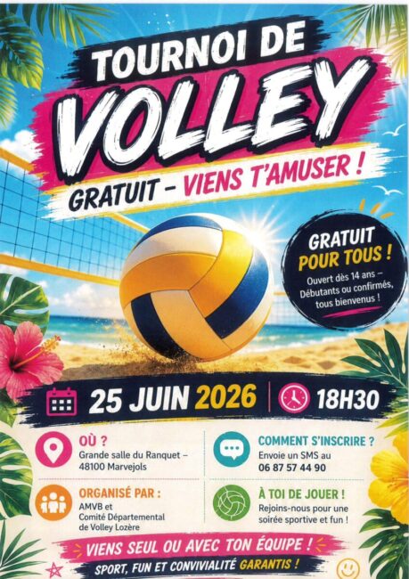Image 0 : TOURNOI DE VOLLEY