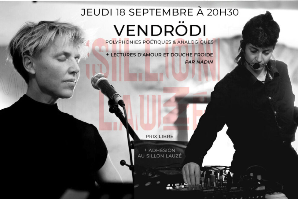Image 0 : VENDRÖDI + LECTURES D’AMOUR ET DOUCHE FROIDE